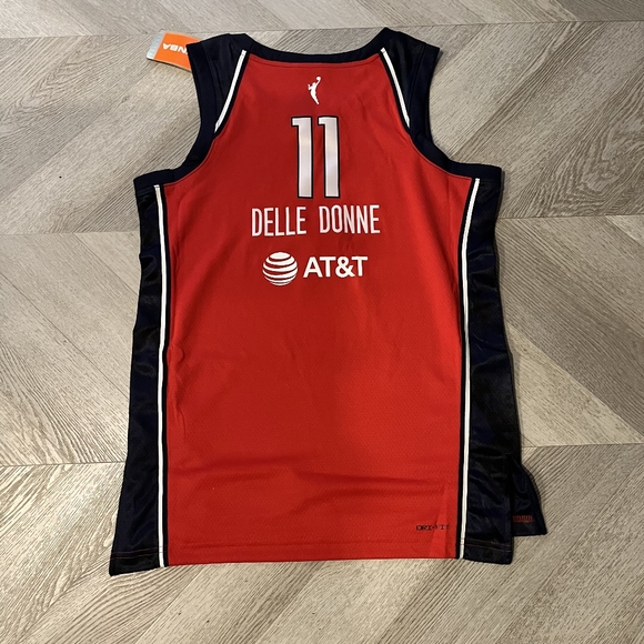 Nike WNBA Womens Elena Delle Donne Washington Mystics Jersey Red Size Small (40) - Picture 5 of 6